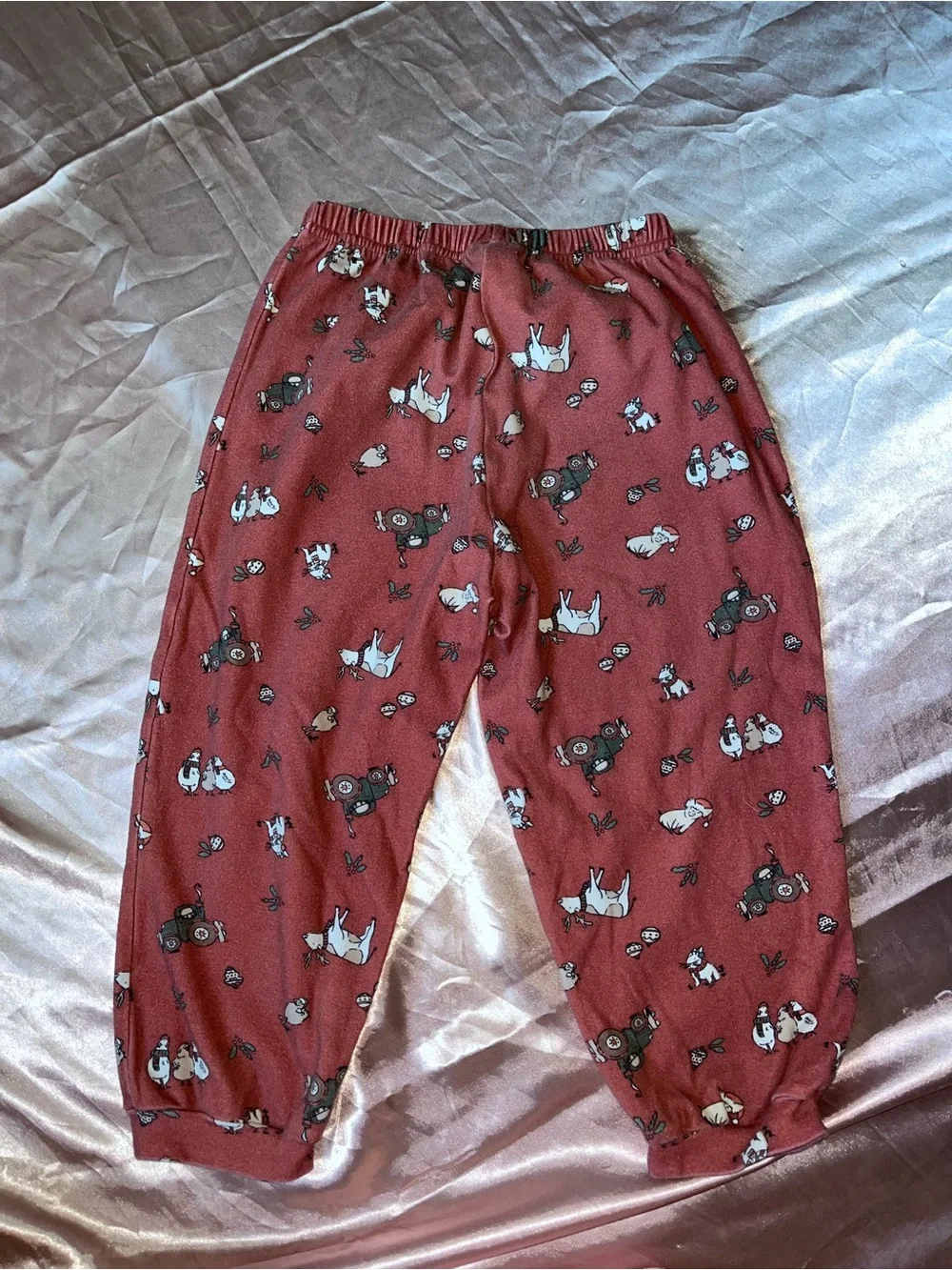 Kids Red Tractor & Animal Pajama Set